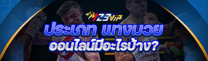 ประเภท แทงมวยออนไลน์ มีอะไรบ้า